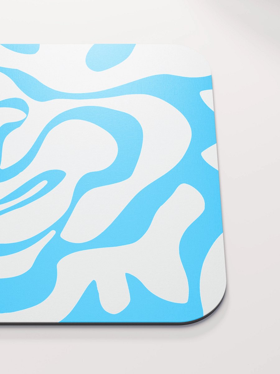 Fluid Blue Swirls Mouse Pad product image (5)