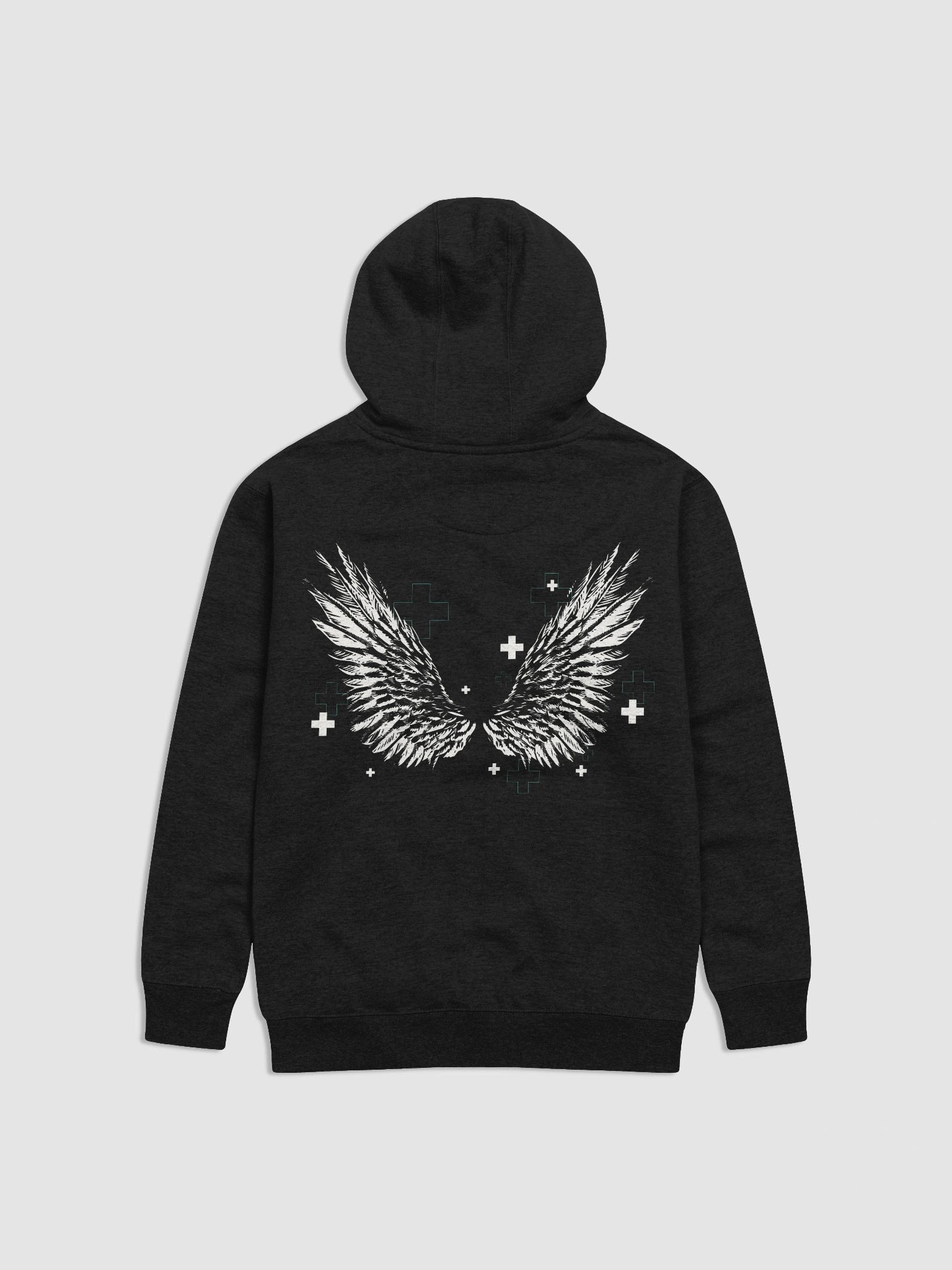Jak Wings (White) Unisex Premium Hoodie product image (2)