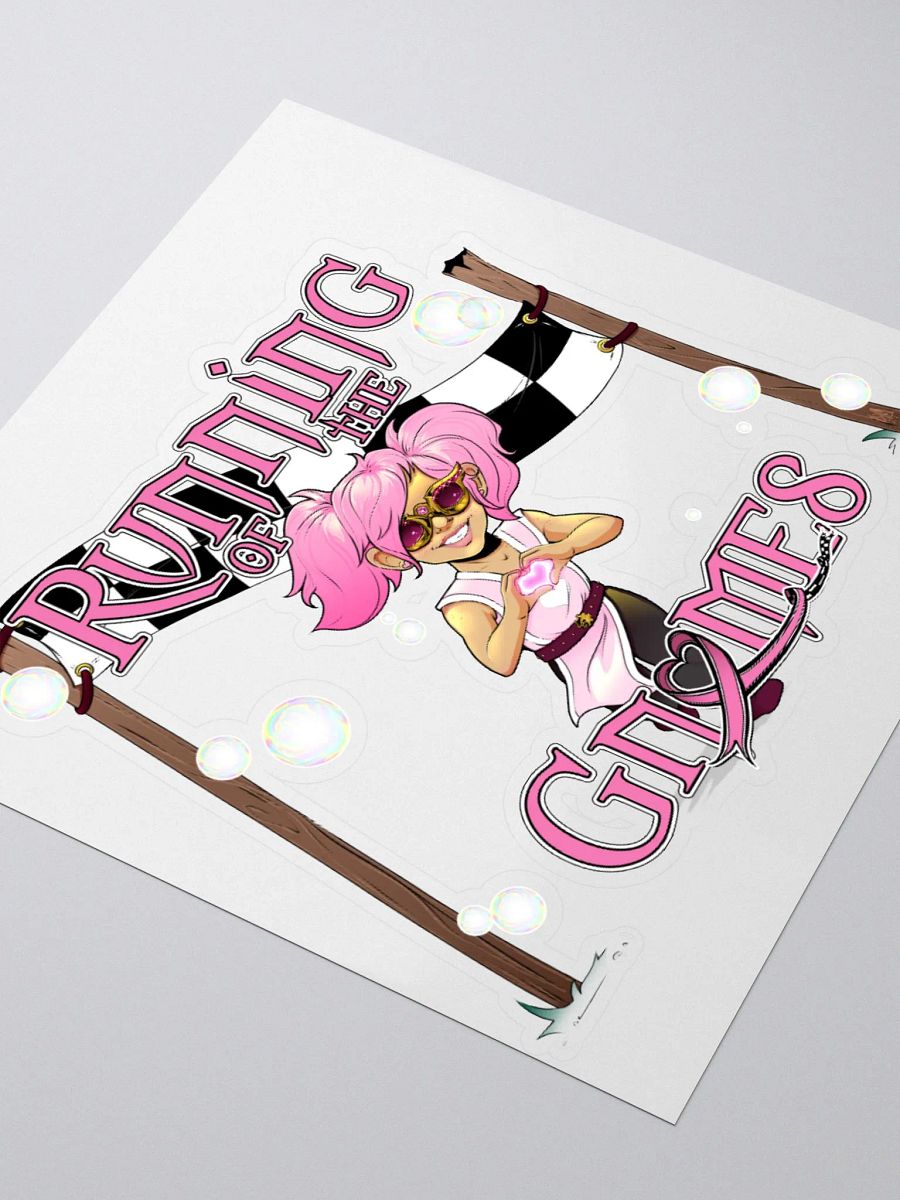 Running of the Gnomes Race Banner-- Cutout Edition -- by Mischi - Cut Sticker product image (8)