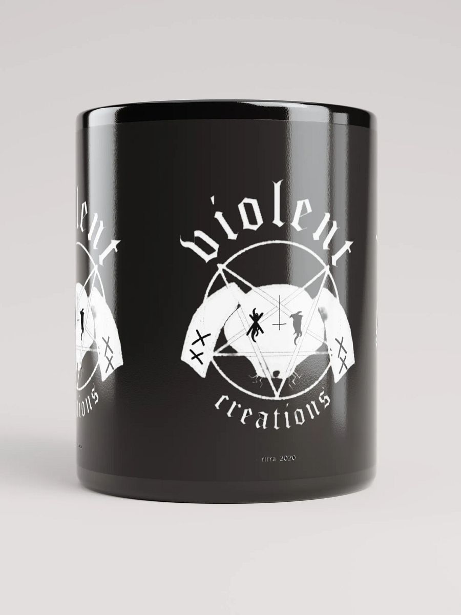 Black Metal Bunny Logo Coffee Mug product image (10)