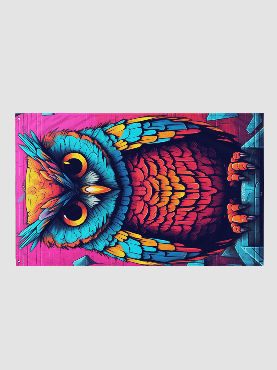 Chill Owl flag product image (3)