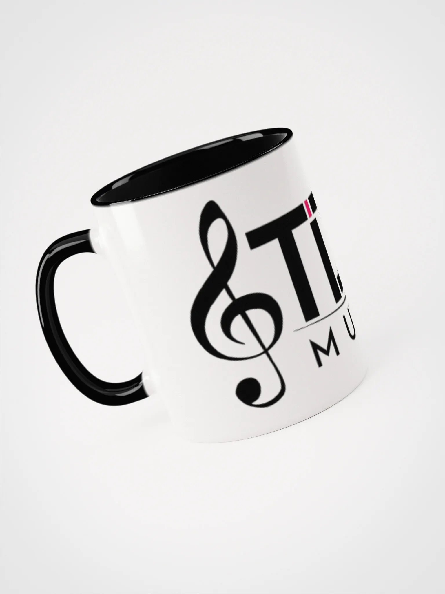 TDS Music Ceramic Mug - White with Choice of Inside Colours - 11oz & 15oz product image (3)
