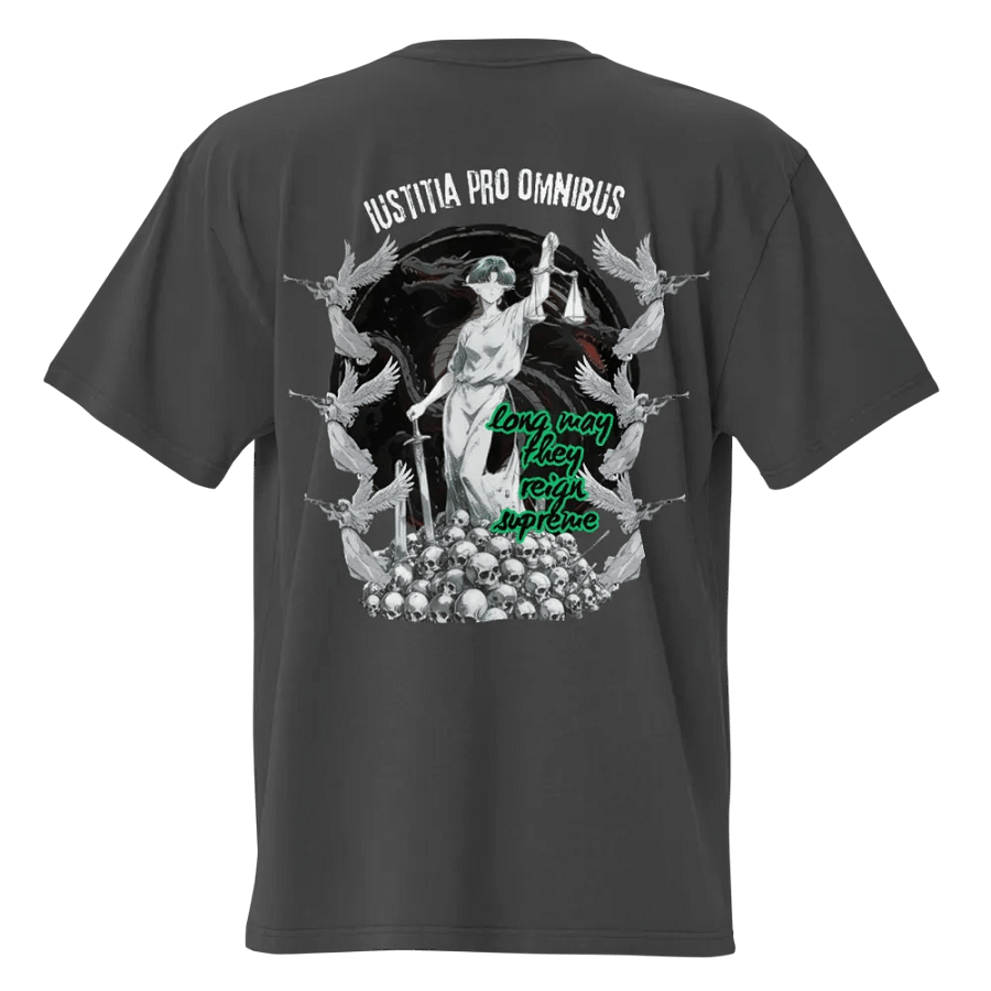 the justice for all (latin) oversized tee product image (7)