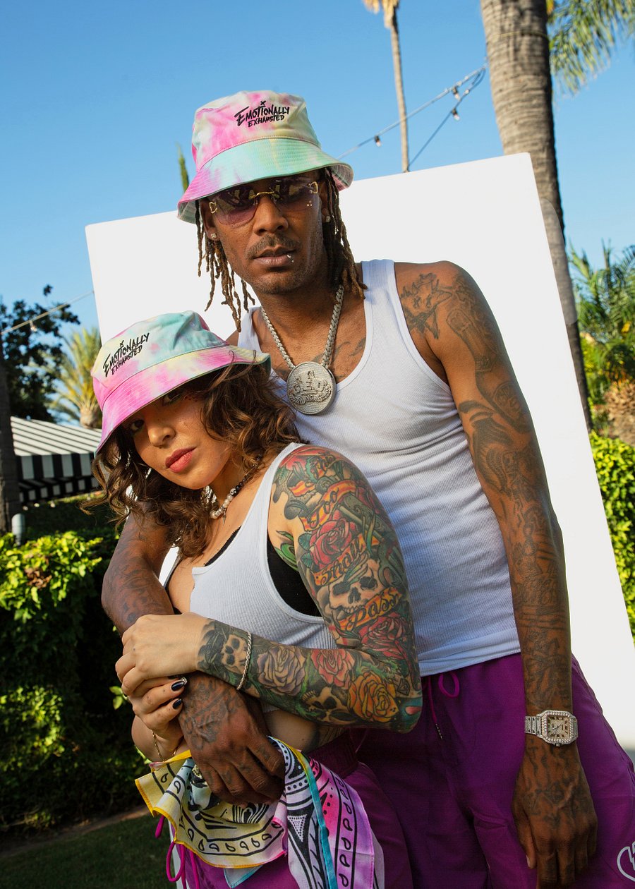 Emotionally Exhausted Tie Dye Bucket Hat product image (5)