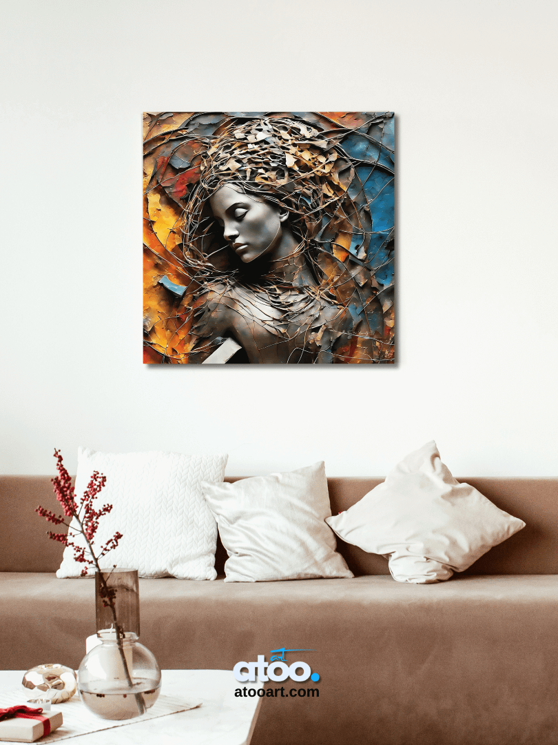 Be Free to Yourself | Silent Resistance | Canvas Painting product image (7)