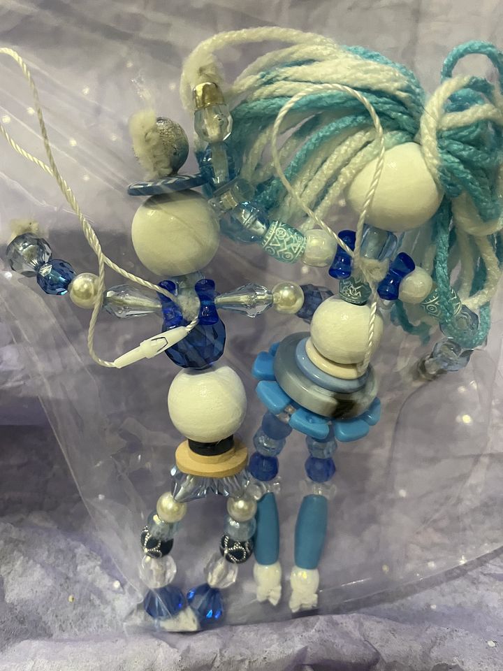 Blue n White SnowTopia ~ Ornament Set product image (2)