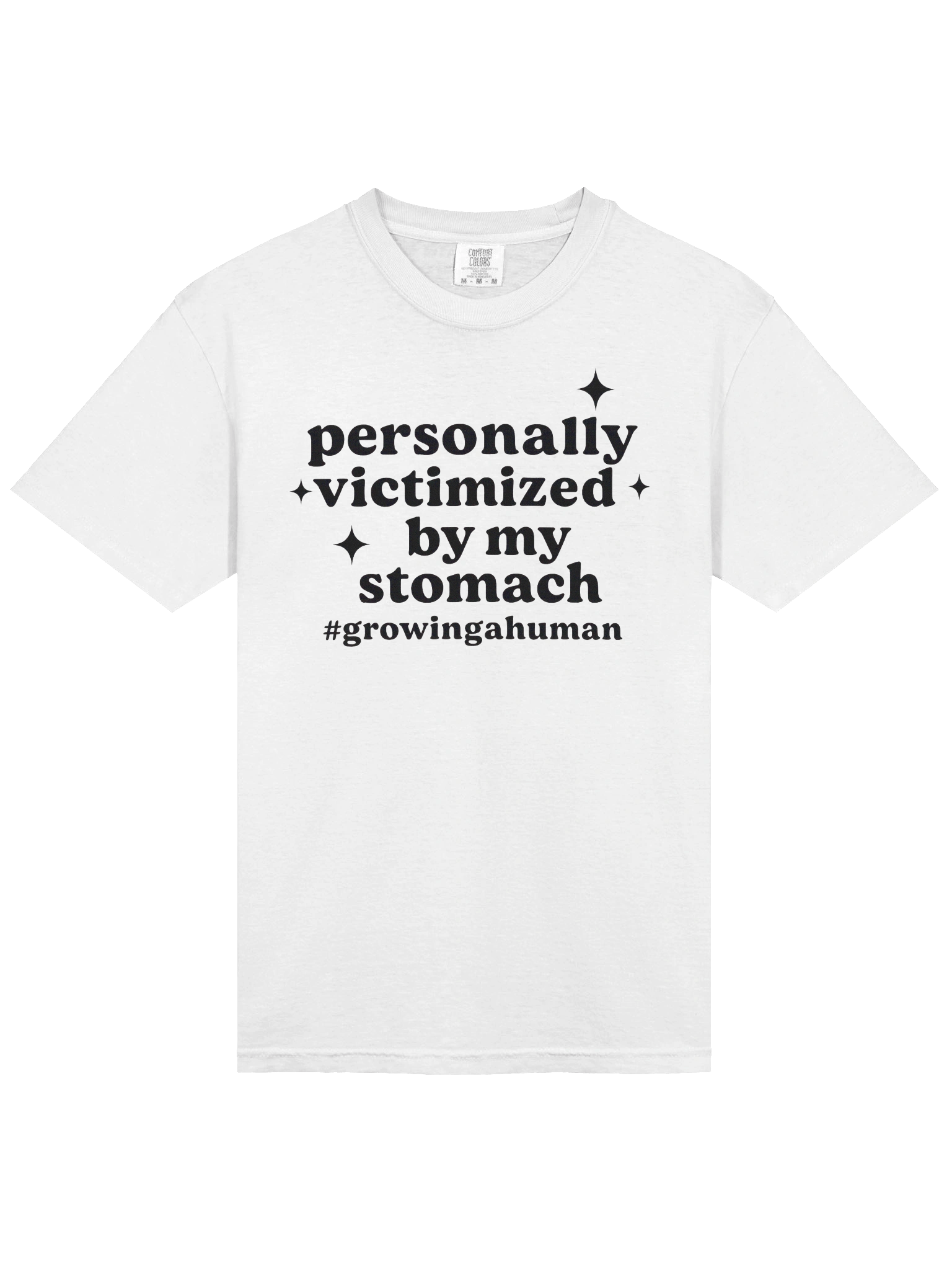 Personally Victimized By My Stomach — #GrowingAHuman Maternity Tee product image (4)