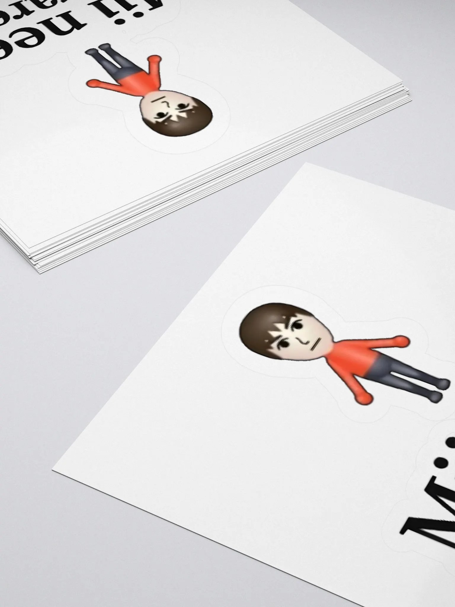 Mii Need A Cigarette Sticker product image (4)