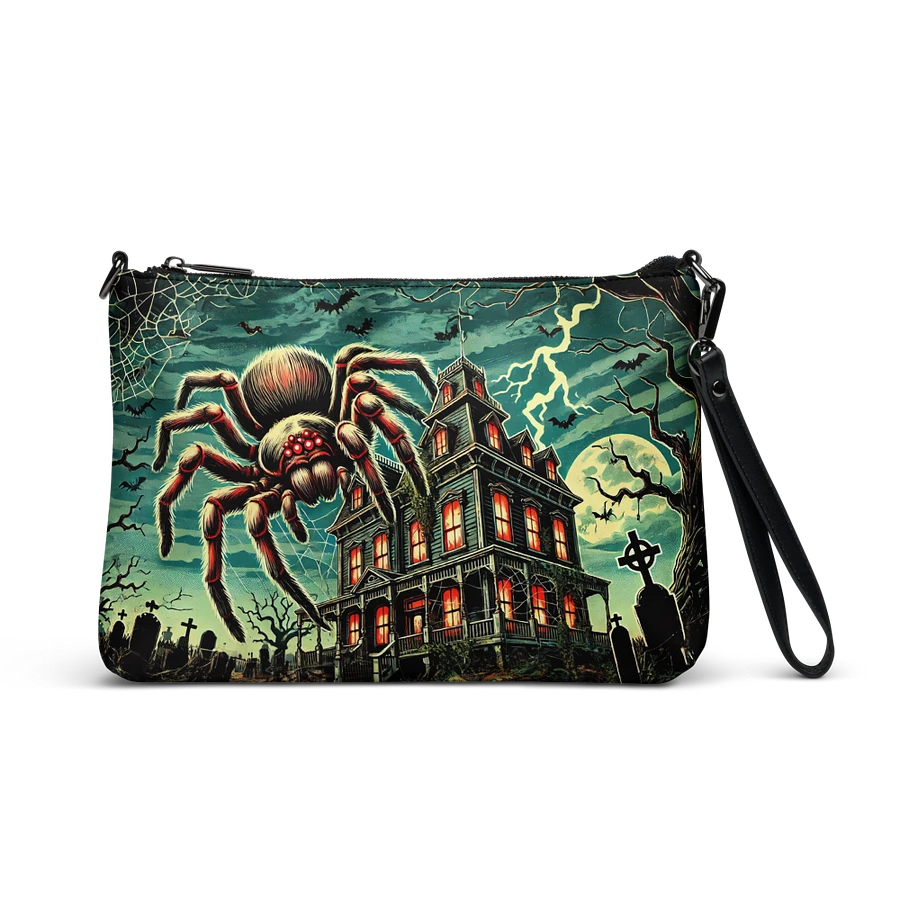 Giant Spider Haunted House Crossbody Bag - Spooky Purse product image (1)