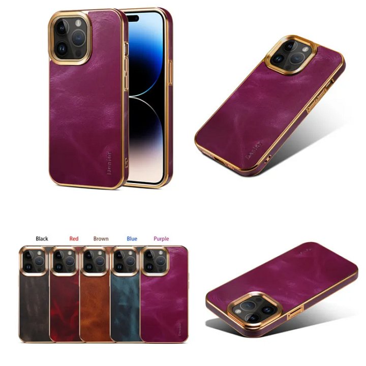 Leather Phone Case Protective Case for Apple iPhone 15, iPhone 15 Pro, Ultra, 14, 13, 12 Pro Max product image (1)