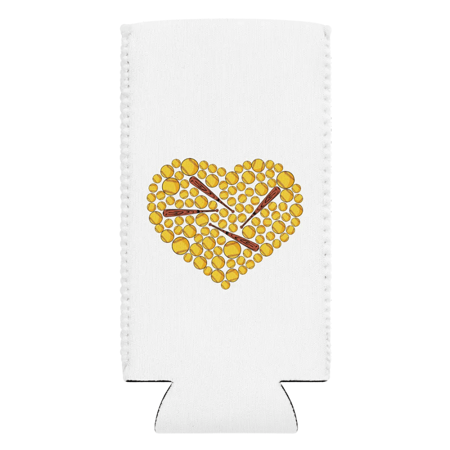 Pure Heart Softball Can Cooler product image (1)