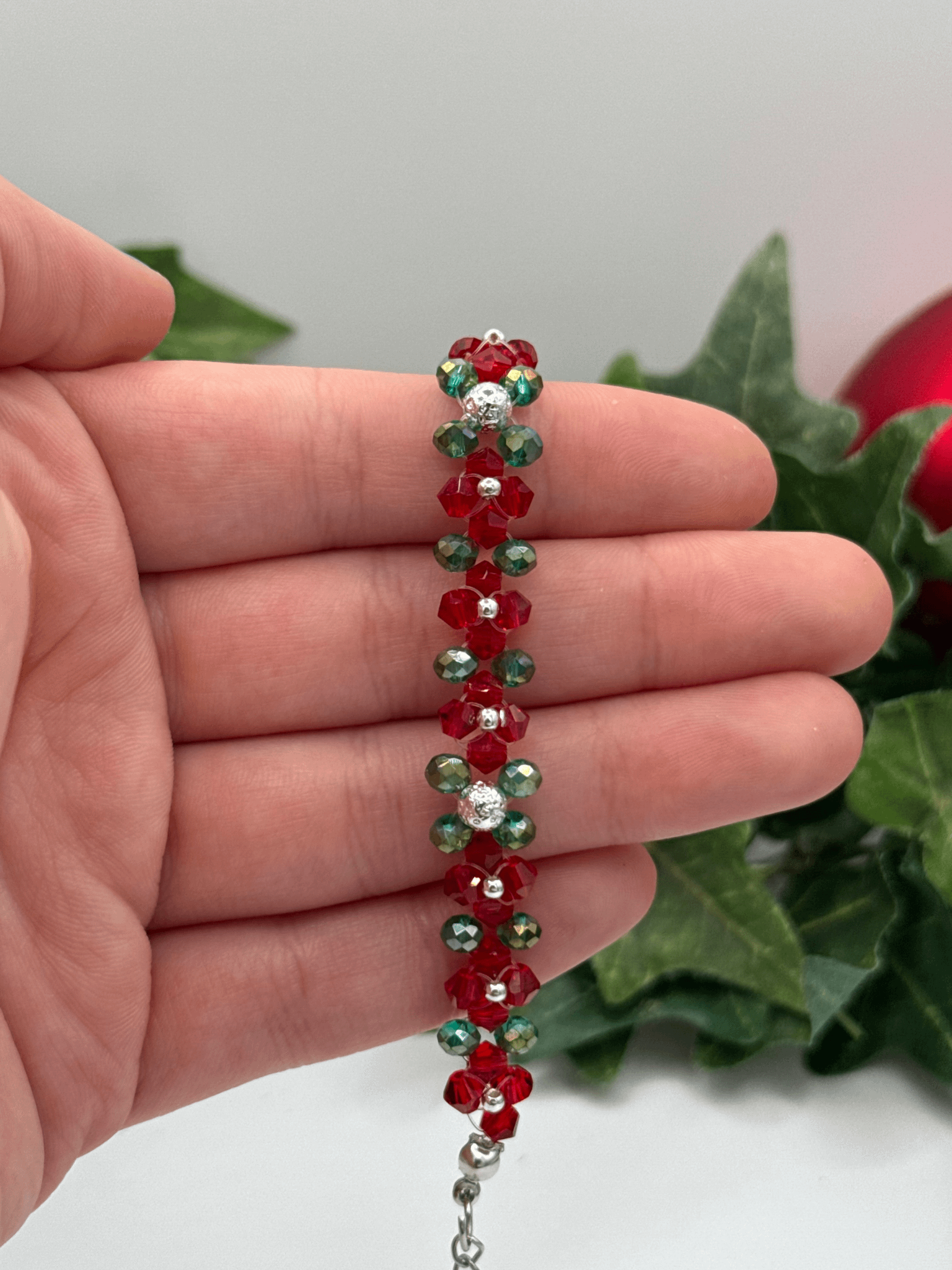 Christmas Poinsettia Bracelet product image (1)