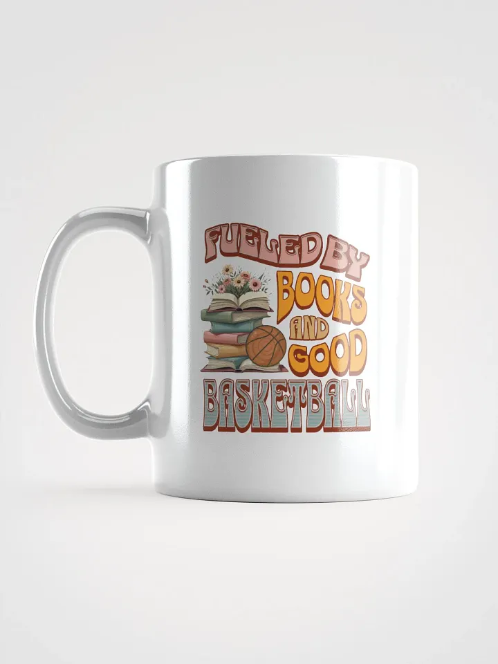 Fueled By Books And Good Basketball Bliss Mug product image (1)