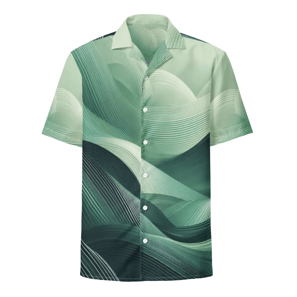 Men's Full-Print-2 Green Hawaiian Shirt product image (1)