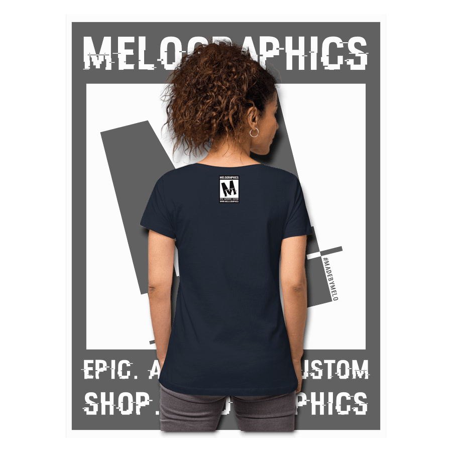 Floral Flyer - Classic Women's V-Neck T-Shirt | #MadeByMELO product image (2)
