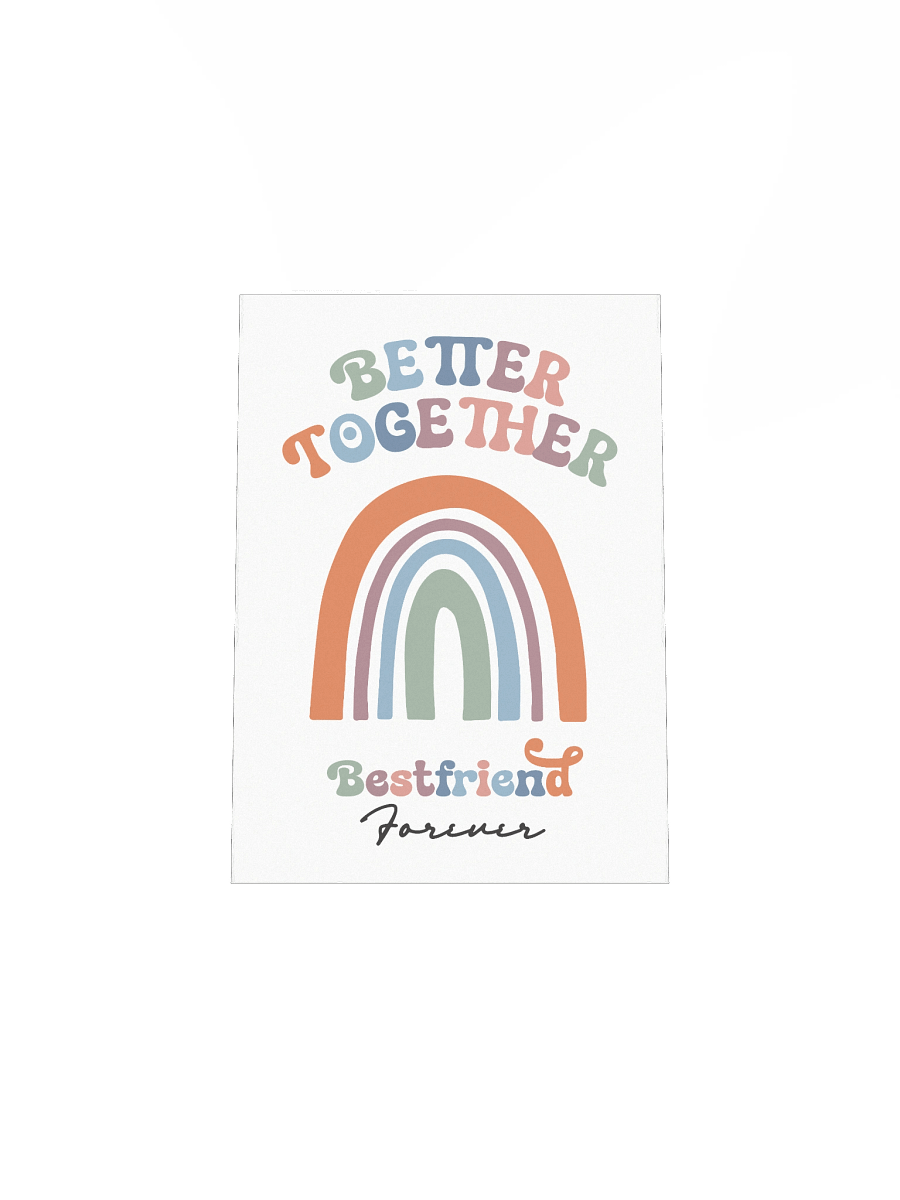 Better Together Best friend Forever Wall Art Poster product image (5)