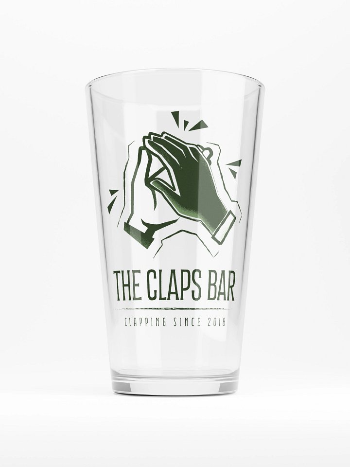 The Claps Bar - Pint Glass product image (1)