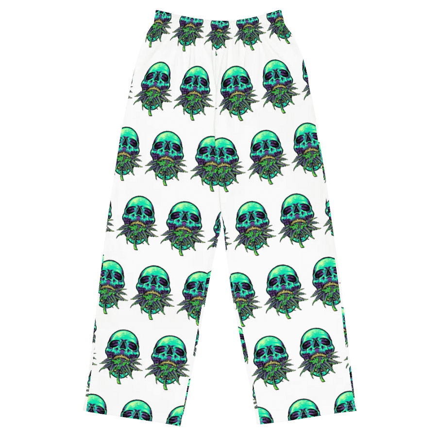 Canna Skull Wide-Leg Pants product image (1)