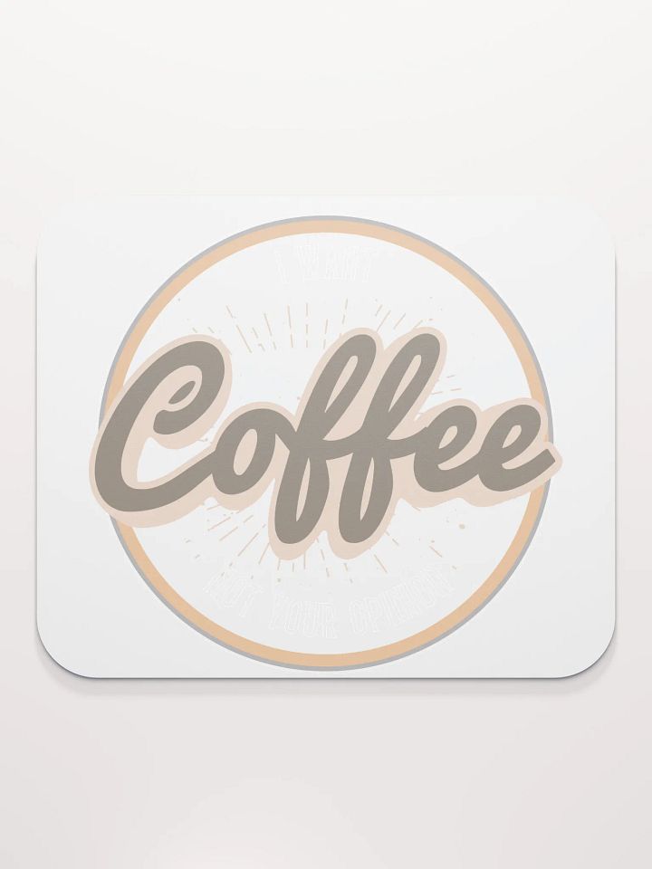Coffee Circle Mouse Pad product image (2)