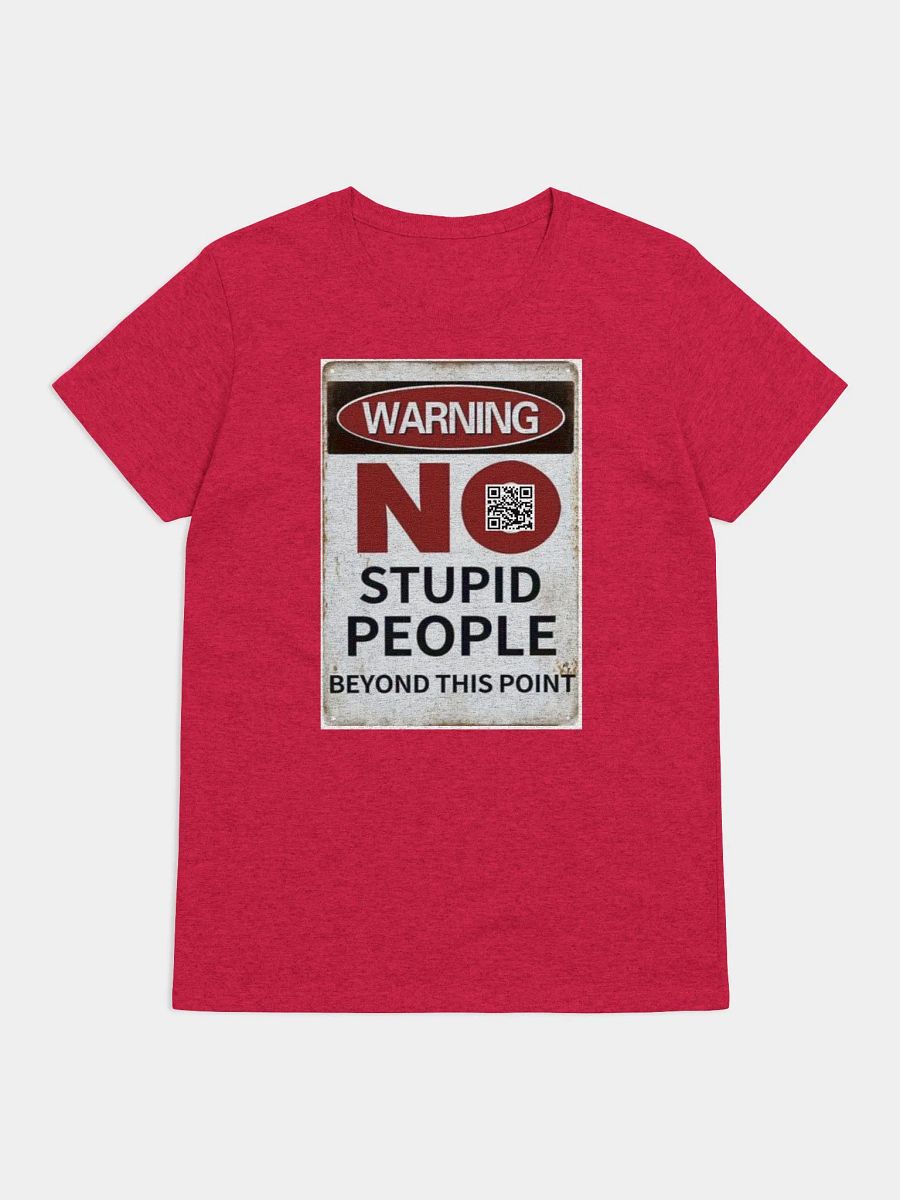 No stupid people unisex tee product image (1)