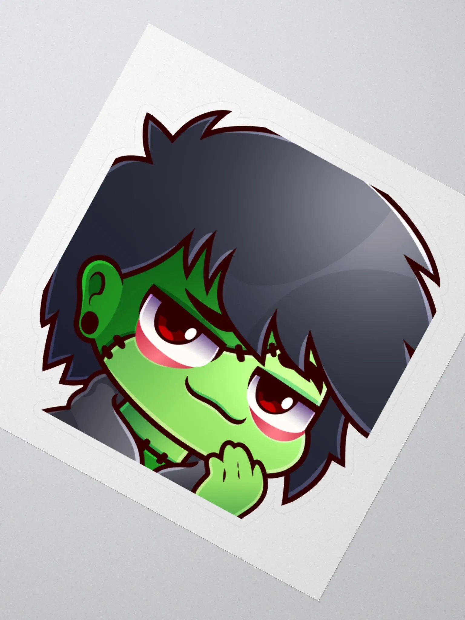 zambeeSmug Sticker product image (3)