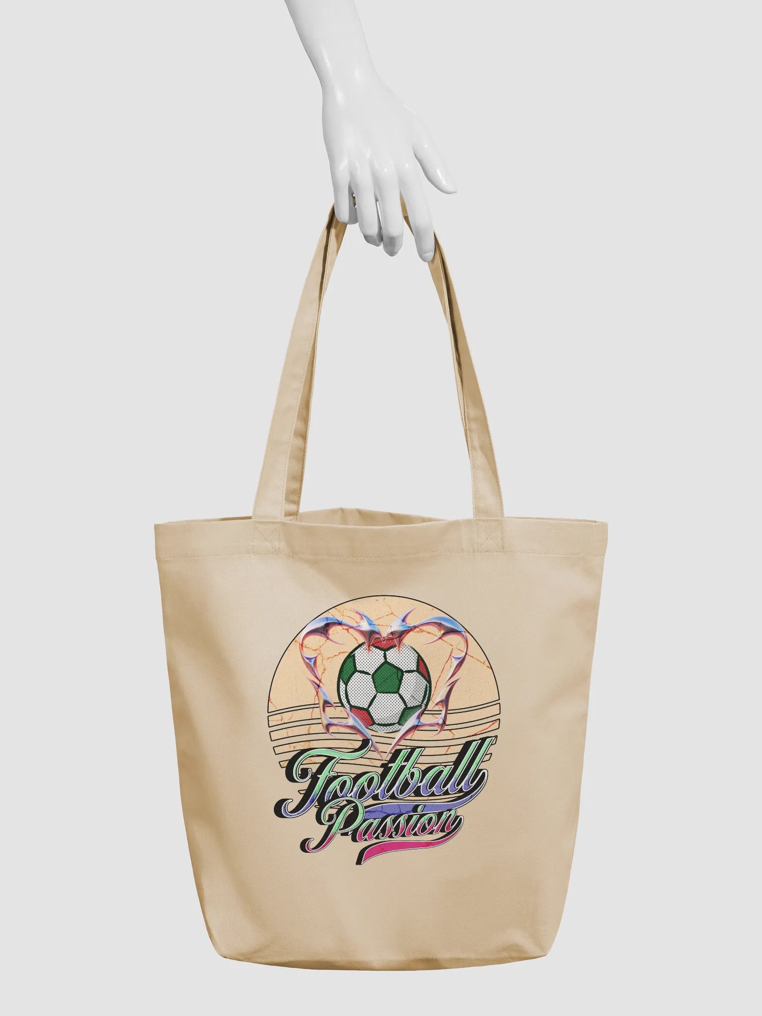 Passion Football Soccer Love Tote Bag product image (6)