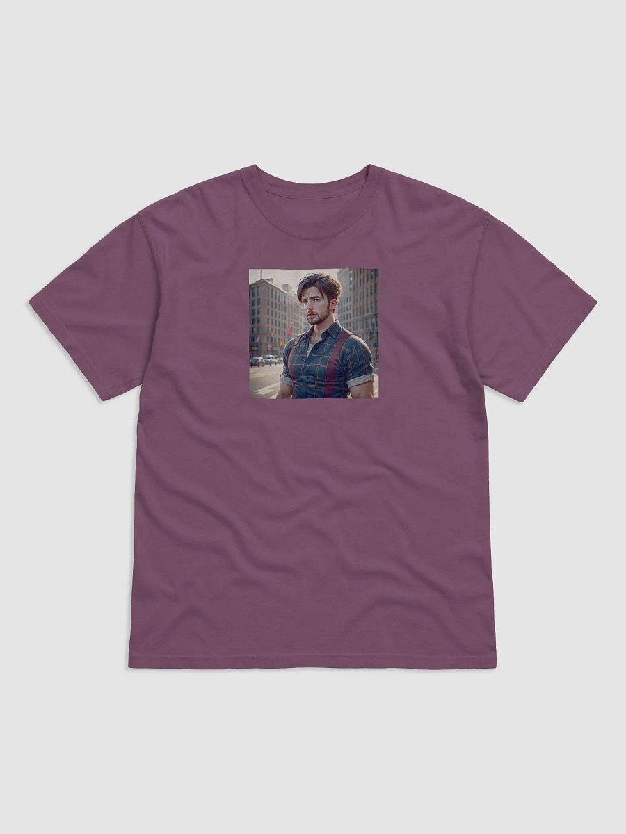 Plaid Shirt Handsome Guy T-Shirt product image (1)