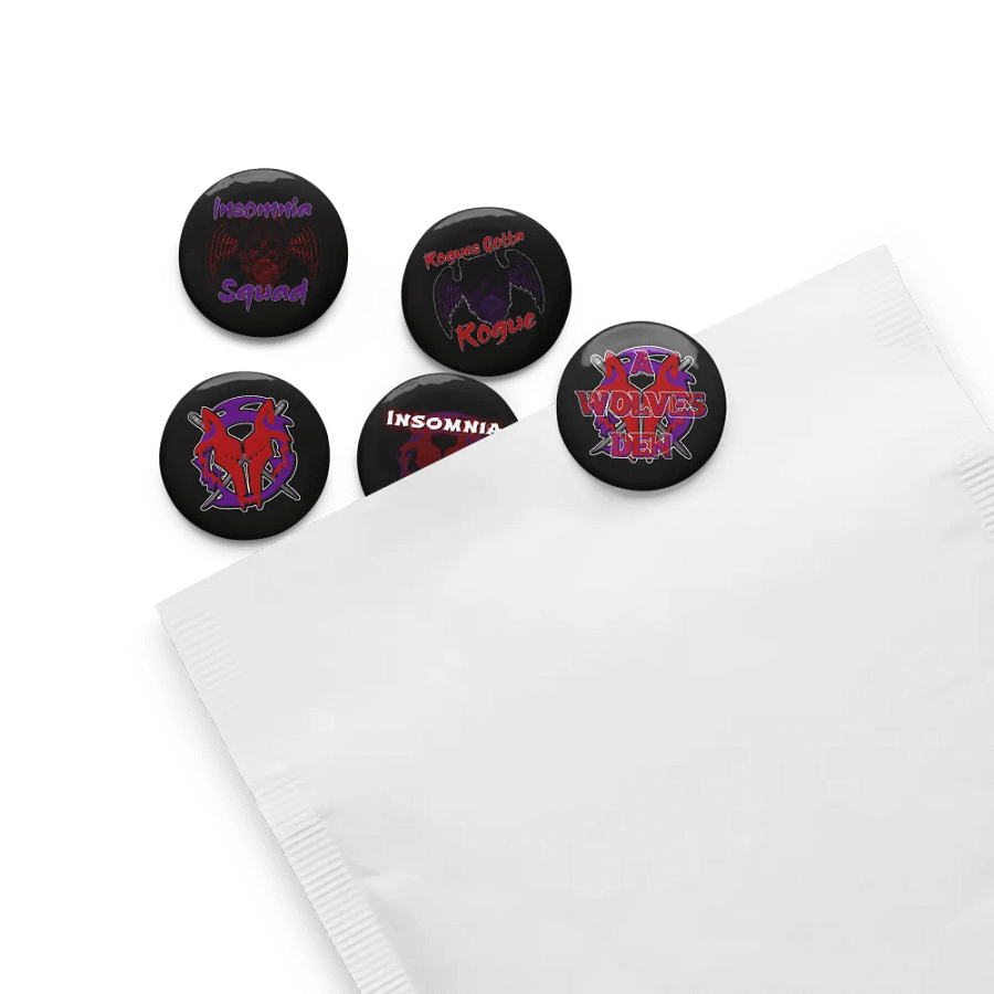 Rogue Squad Button Pins Set product image (9)