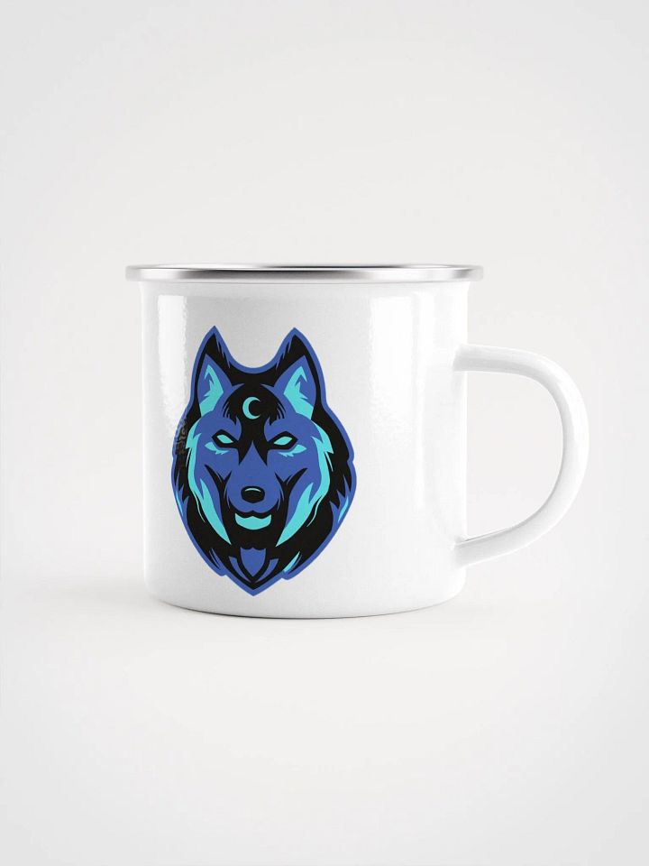 Mythic Wolf Enamel Mug product image (1)
