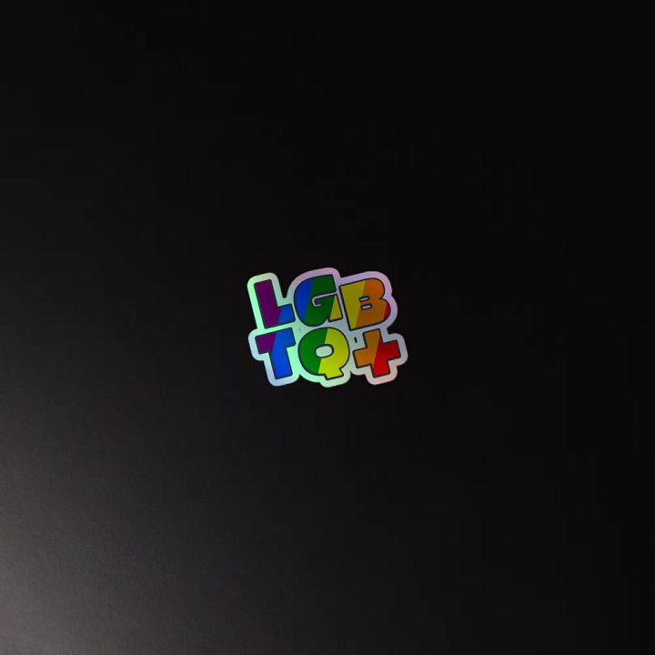 LGBTQ+ Pride Holographic Sticker product image (2)