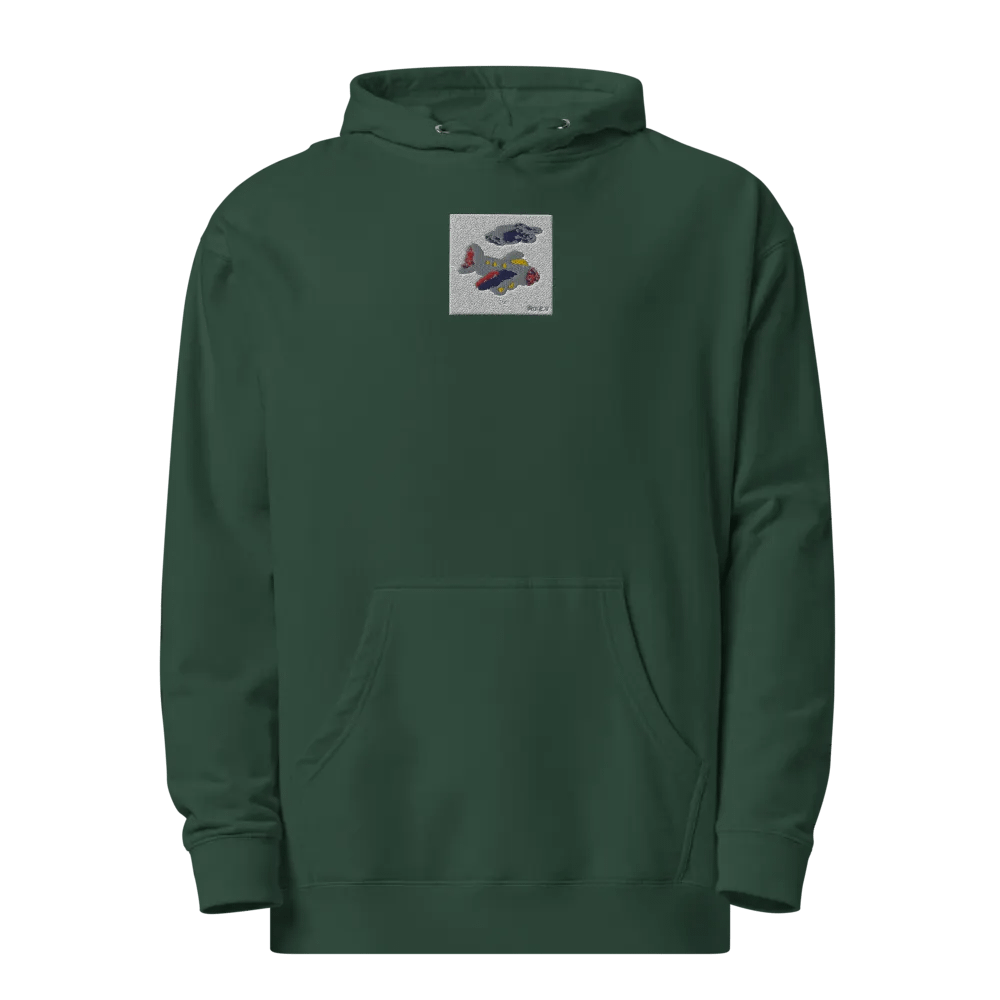 Kid Airplane (Independent Trading Co. Midweight Hoodie) product image (2)
