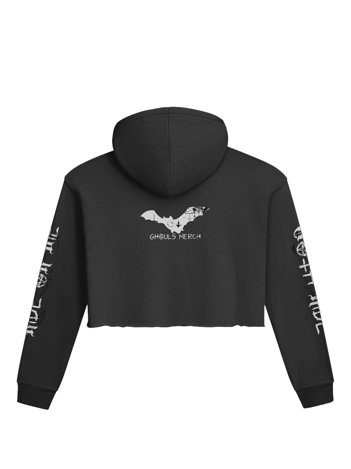 Goth Ride / Ride or Die Fleece Crop Hoodie product image (2)