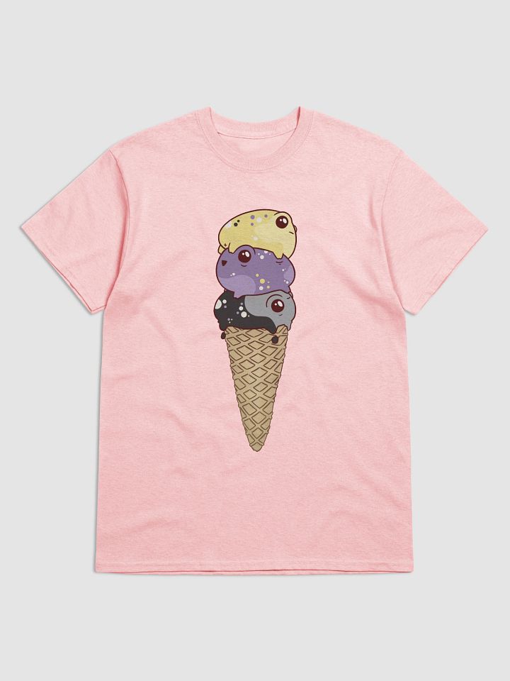 t-shirt : pride-cone non-binary product image (1)