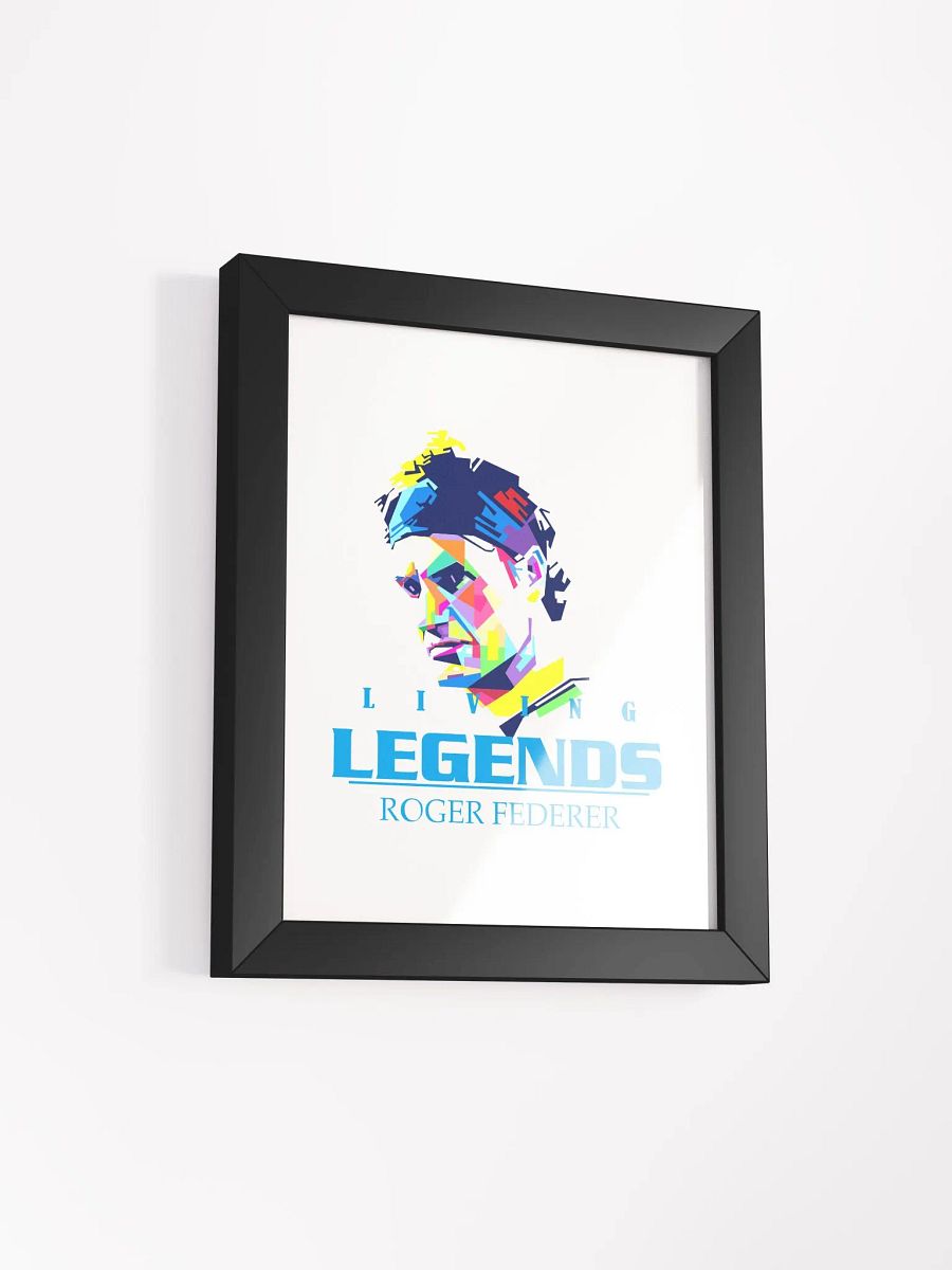 Geometric Legend: Roger Federer Poster product image (37)