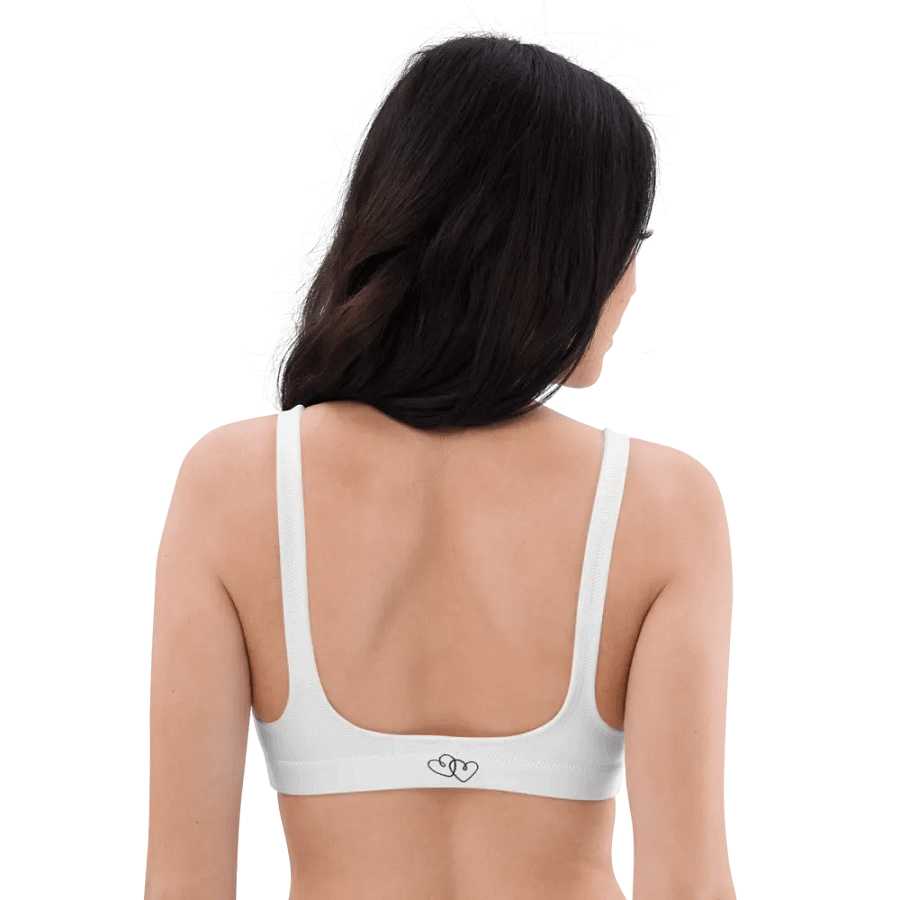 Mini Hearts Recycled Bikini Top product image (4)