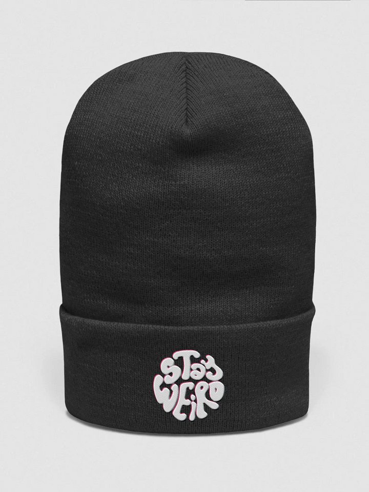Stay Weird Dark BEANIE product image (5)