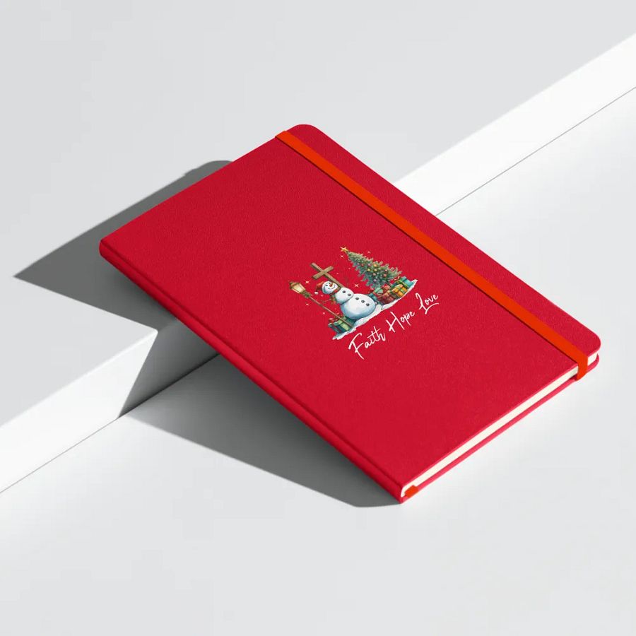 Faith Hope and Love Christmas Hardcover Notebook product image (45)