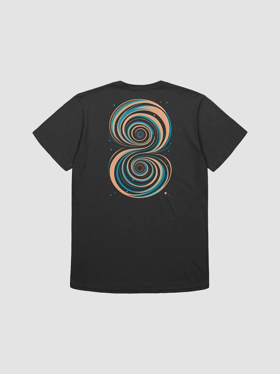 Copper Swirl Unisex T-Shirt for EDM and music festivals. product image (4)