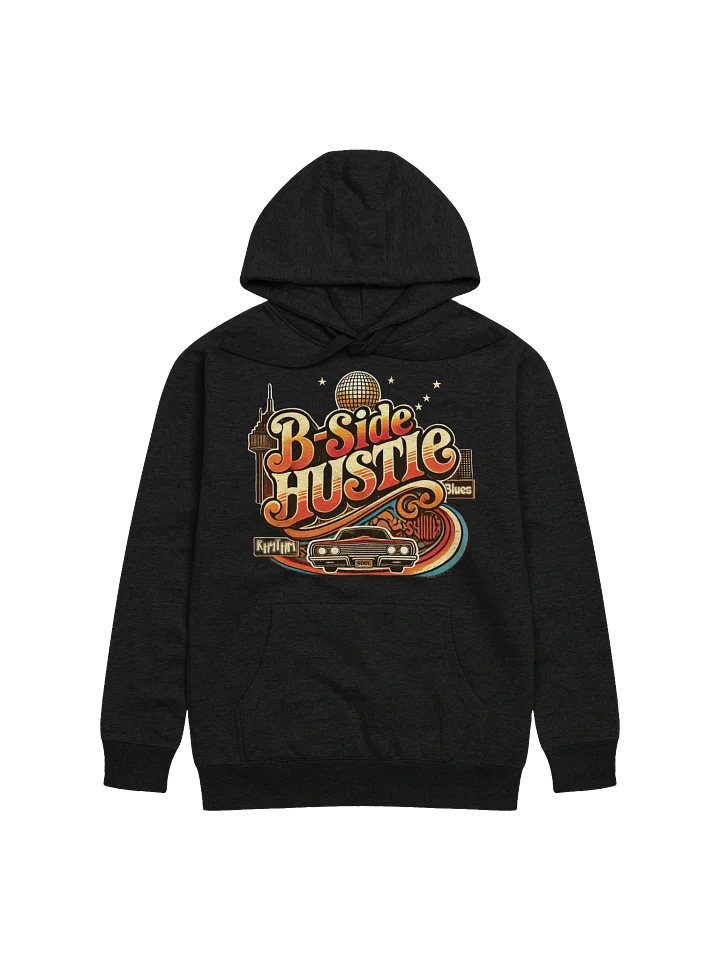 Old School Hustle black hoodie product image (1)