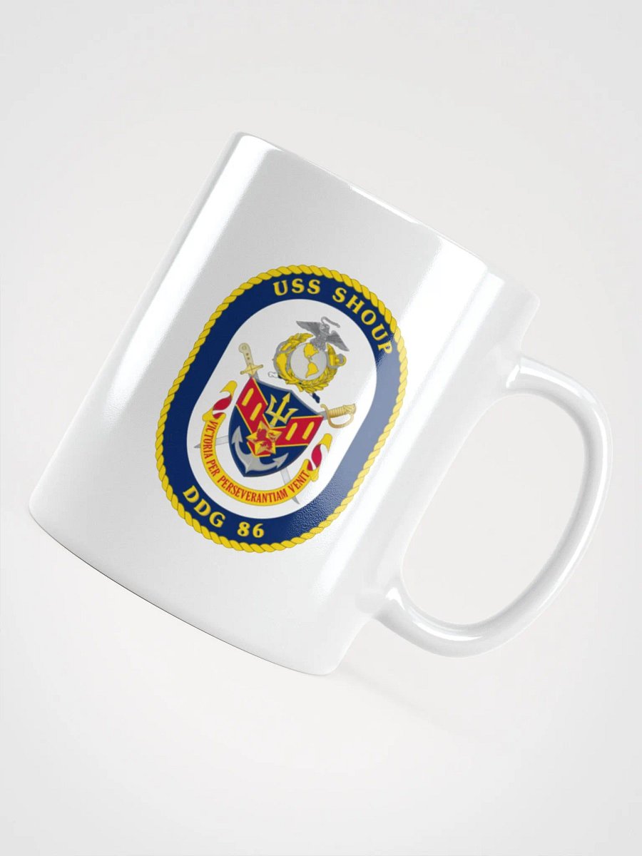 USS Shoup DDG 86: White Coffee Cup product image (4)