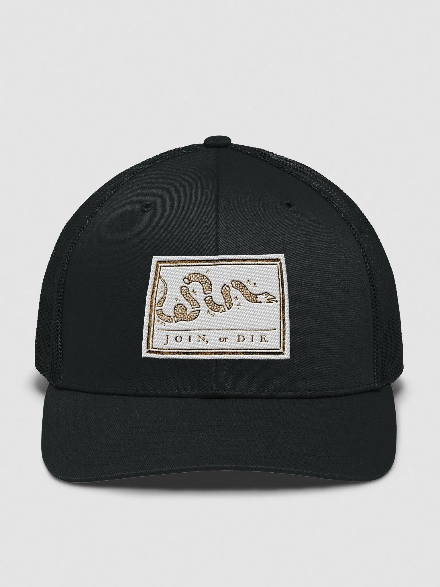 "Join or Die" Embroidered Trucker Hat product image (7)