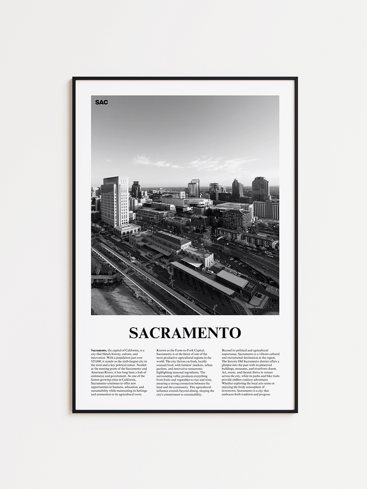 Sacramento 02 Newspaper Poster product image (1)