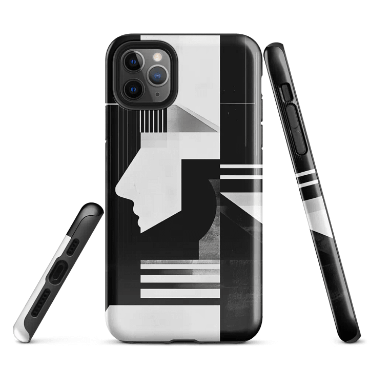 Abstract Persona 005 (Black) (Iphone Tough Case) product image (1)