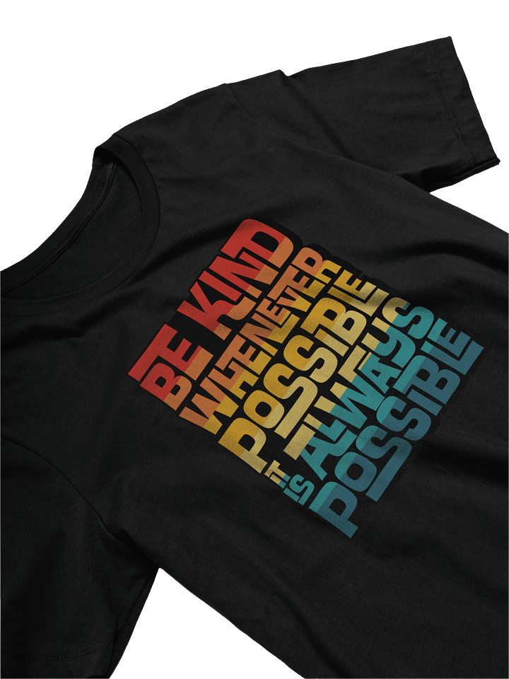 Be Kind Whenever Possible Vintage Sunset T-Shirt product image (2)