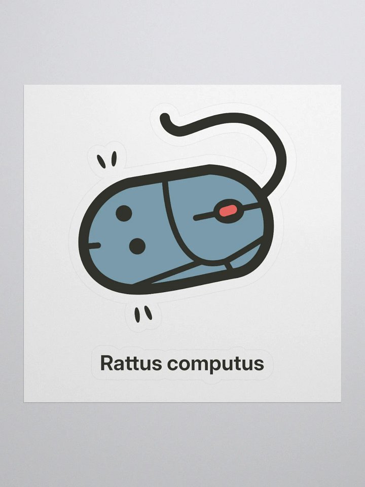 Computer Rat Sticker product image (1)