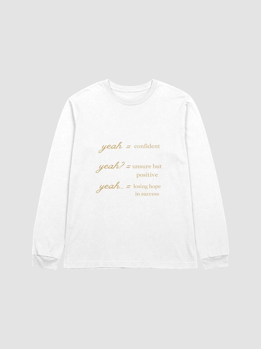 Gamers Guide To Success Not All 'yeah's Are Positive Funny Humor Gamer Super Soft Long Sleeve T-Shirt product image (3)