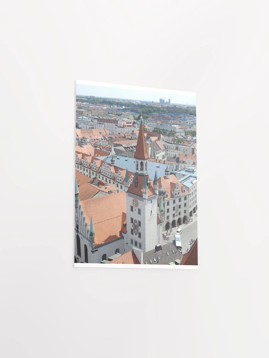 Munich - Old Town Hall and rooftops - Print/poster product image (9)