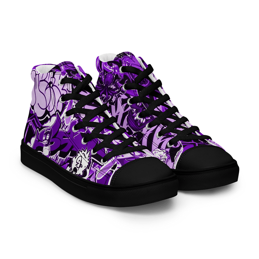Graffiti Fusion Men's High Tops Skate Shoes product image (8)