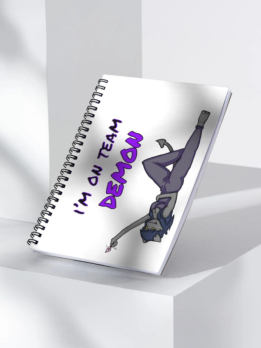 Team Demon Spiral Notebook product image (3)