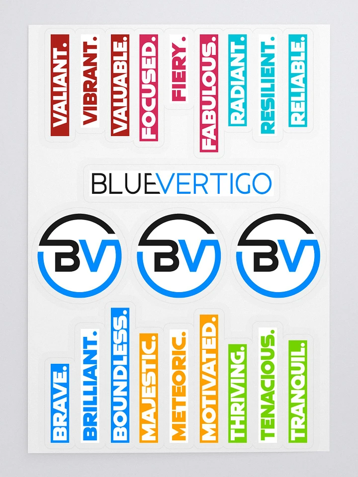 └𝗕𝗩𝗫𝗜┐ ► Power Words (Sticker Sheet) product image (1)